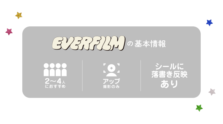 フリューのプリ機『EVERFILM』- ピクトリンク